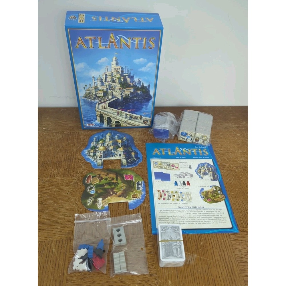 Atlantis - Board Game Amigo Games 2009 - 100% Complete - Cards Still Sealed - Picture 1 of 6